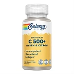 C 500+ Hyben og Citron Solaray 100 tabletter